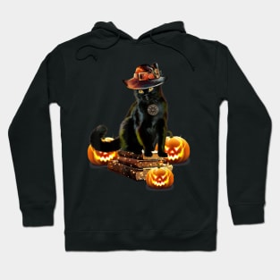 Black Cat mystery Halloween Hoodie